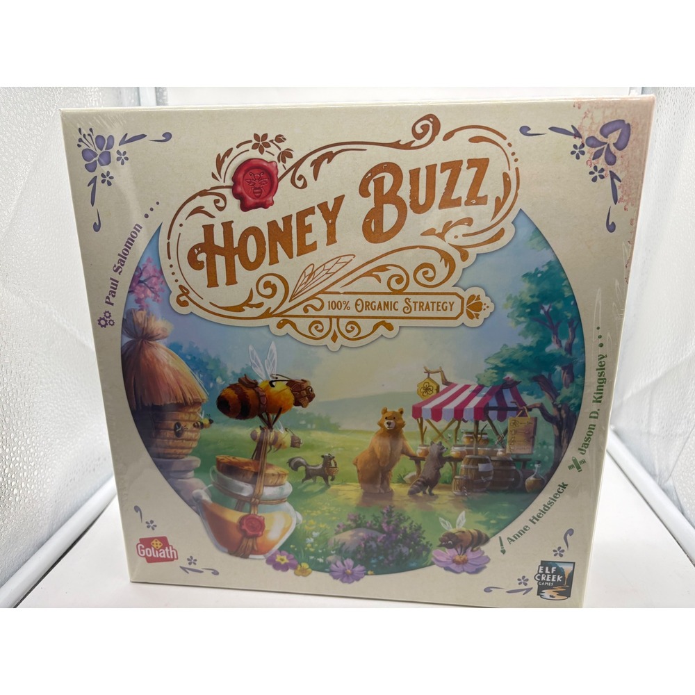 Goliath Honey Buzz 100% Organic Strategy Board Game-New Sealed Box